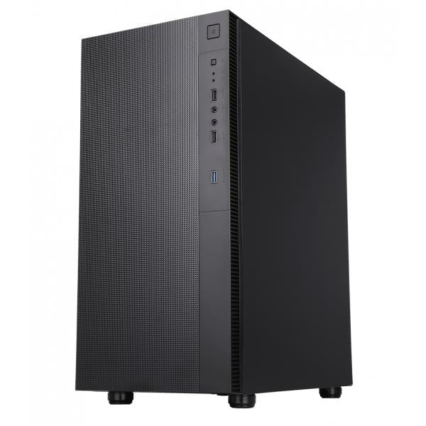 Case iTek SYLENT 03N - Mid-Tower - Fonoassorbente, Mesh - Usb 3 - Nero