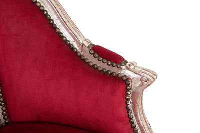 Biscottini Poltrona stile francese Luigi XVI in legno massello di faggio XVI, faggio,