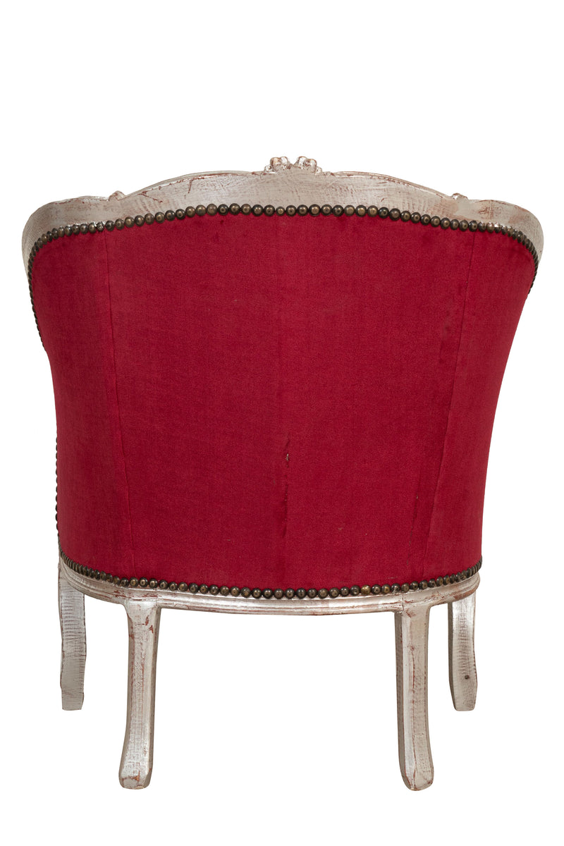 Biscottini Poltrona stile francese Luigi XVI in legno massello di faggio XVI, faggio,