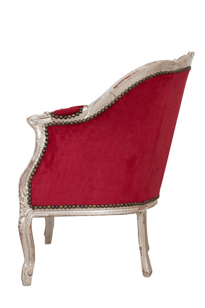 Biscottini Poltrona stile francese Luigi XVI in legno massello di faggio XVI, faggio,