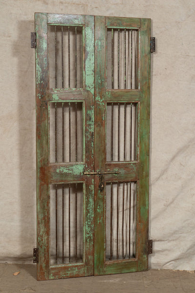 Biscottini Porta portone in legno massello e ferro da interno o da esterno vecchia e antica medievale scorrevole