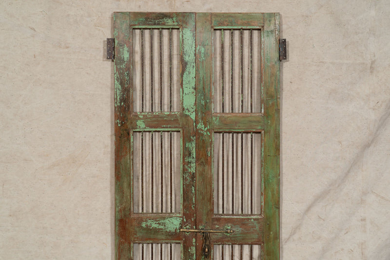 Biscottini Porta portone in legno massello e ferro da interno o da esterno vecchia e antica medievale scorrevole