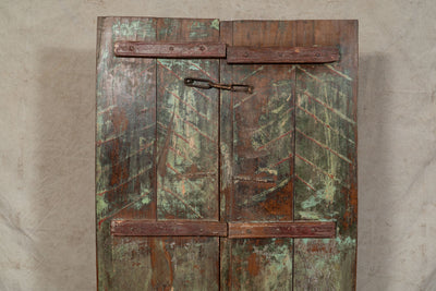 Biscottini Porta portone in legno massello e ferro da interno o da esterno vecchia e antica medievale scorrevole