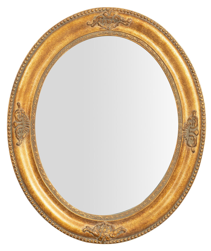 Biscottini Specchiera da appendere verticale/orizzontale L54xPR4xH64 cm finitura foglia oro anticato.