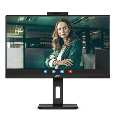 AOC MONITOR 27 LED IPS QHD 16:9 4MS 350 CDM, WEBCAM, PIVOT, DP/2HDMI, MULTIMEDIALE