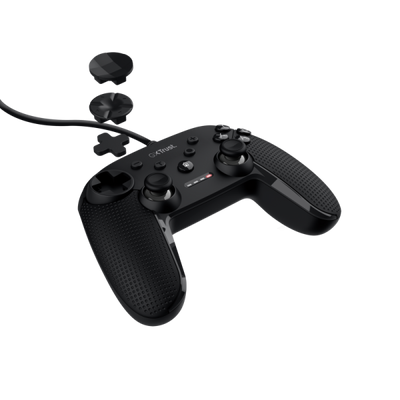 Controller Gamepad PC Trust GXT 541 Muta - colore Nero - grilletti sensibili alla pressione e cavo particolarmente lungo