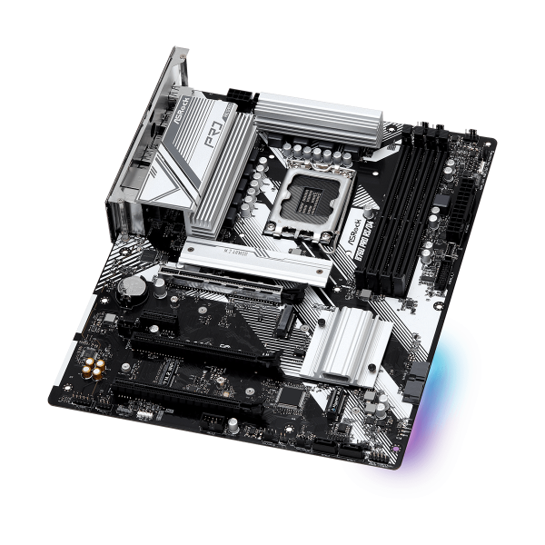 Asrock Mb 1700 12/13gen. B760 Pro Rs/d4 4xddr4 4xsata M.2 Rgb Hdmi/dp