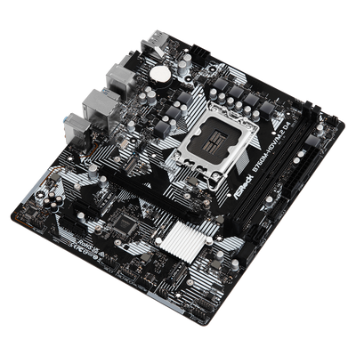 ASRock B760M-HDV/M.2 D4 - Motherboard - micro ATX - LGA1700-Sockel - B760 Chipsatz - USB-C 3.2 Gen 1, USB 3.2 Gen 1 - Gigabit LAN - Onboard-Grafik (CPU erforderlich)