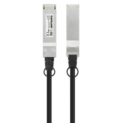 Intellinet 508513 cavo InfiniBand e in fibra ottica 2 m QSFP+ Nero, Argento (INTELLINET QSFP+ 40G Passives DAC Twin)