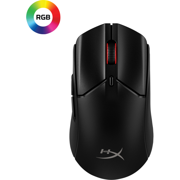 HyperX Pulsefire Haste 2  Mouse da gaming wireless (nero)