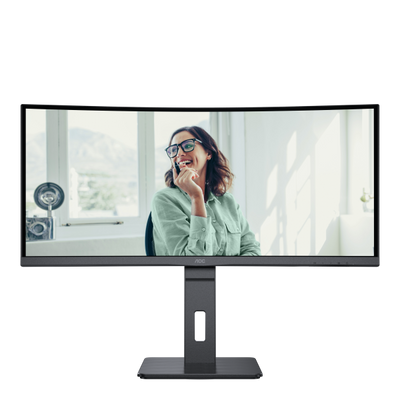 AOC MONITOR CURVO 34 LED VA WQHD 21:9 4MS 300 CDM, REG ALTEZZA, USB-C, DP/HDMI, MULTIMEDIALE