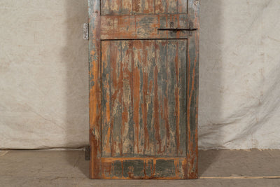 Biscottini Porta portone in legno massello e ferro da interno o da esterno vecchia e antica medievale scorrevole