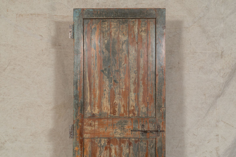 Biscottini Porta portone in legno massello e ferro da interno o da esterno vecchia e antica medievale scorrevole