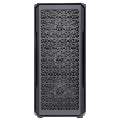 Case SIX TRIANGLE - Gaming Middle Tower- 4x12cm ARGB fan- USB3- Side Panel Temp Glass