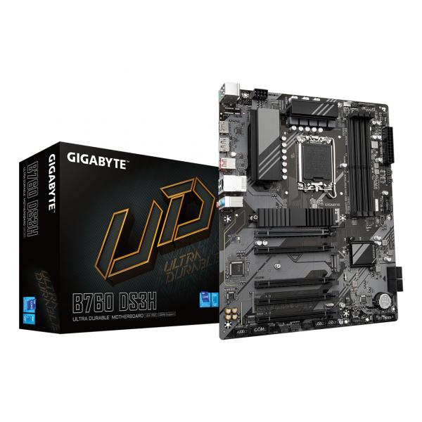 Gigabyte Mb 1700 12/13gen. B760 Ds3h D4 4xddr4 4xsata M.2 Hdmi/dp