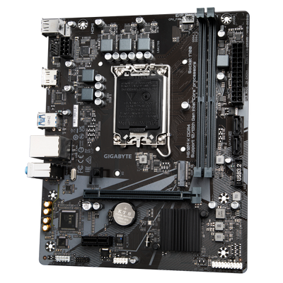 Gigabyte H610M K DDR4 - 1.0 - scheda madre - micro ATX - socket LGA1700 - chipset H610 - USB 3.2 Gen 1 - Gigabit LAN - grafica integrata (CPU richiesta)