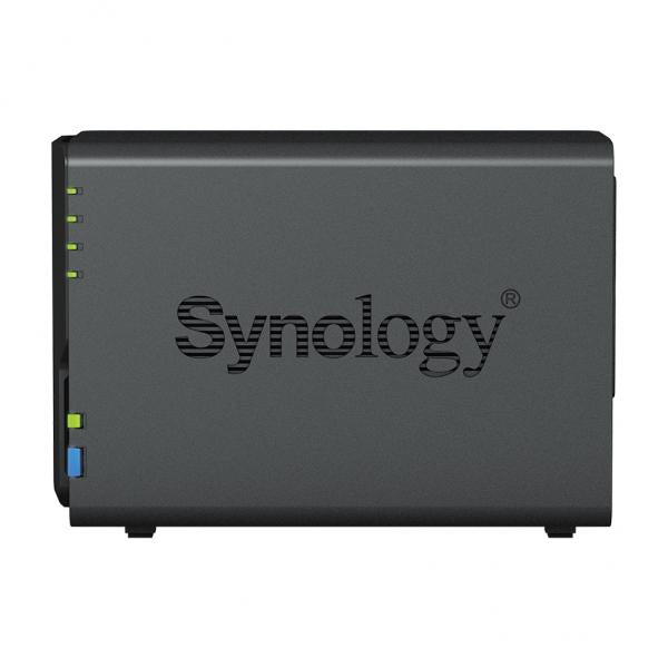 Dispositivo Storage Synology DS223 - NAS DiskStation DS223 Diskless 2 Slot (Senza Dischi Installati) - Realtek RTD1619B - Nero