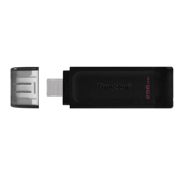 Kingston Pendrive 256gb Otg Dt70/256gb Usb Type C 3.2 Nero