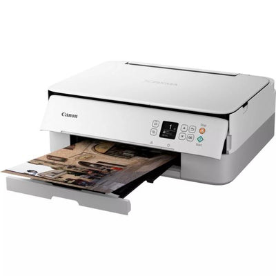 MF INK COL A4 WIFI F/R 13PPM CANON PIXMA TS5351I WHITE SCAN FLAT