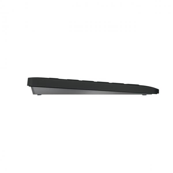 CHERRY Stream tastiera Wireless a RF + USB QWERTZ Tedesco Nero