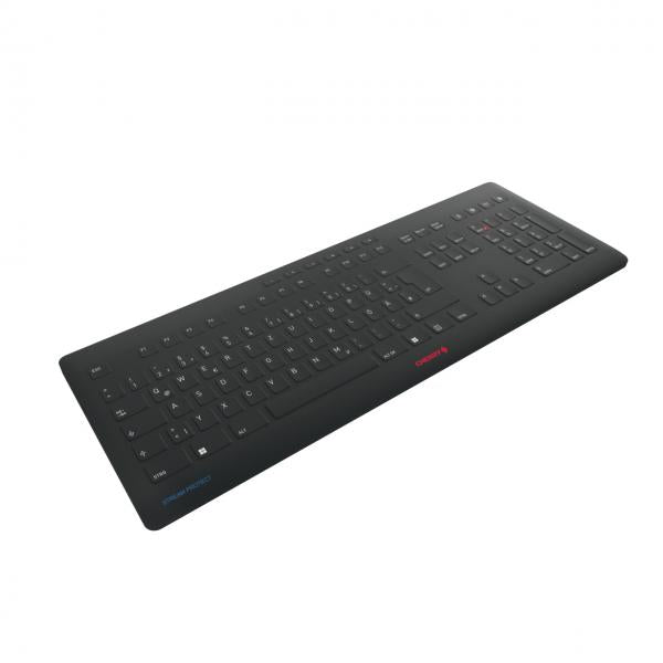CHERRY Stream tastiera Wireless a RF + USB QWERTZ Tedesco Nero