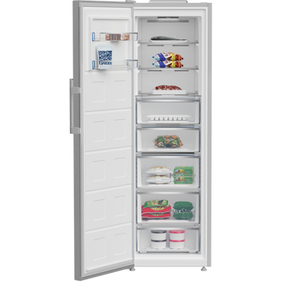 Beko Congelatore Verticale 313lt E Nofrost 5cassetti Inox B5rmfne314x