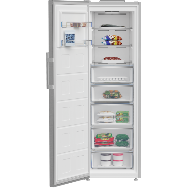 Beko Congelatore Verticale 313lt E Nofrost 5cassetti Inox B5rmfne314x