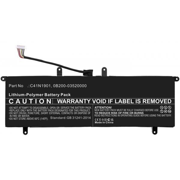 CoreParts MBXAS-BA0318 ricambio per laptop (Battery 67.45Wh Li-Polymer - 15.4V 4380mAh, Black - Warranty: 12M)