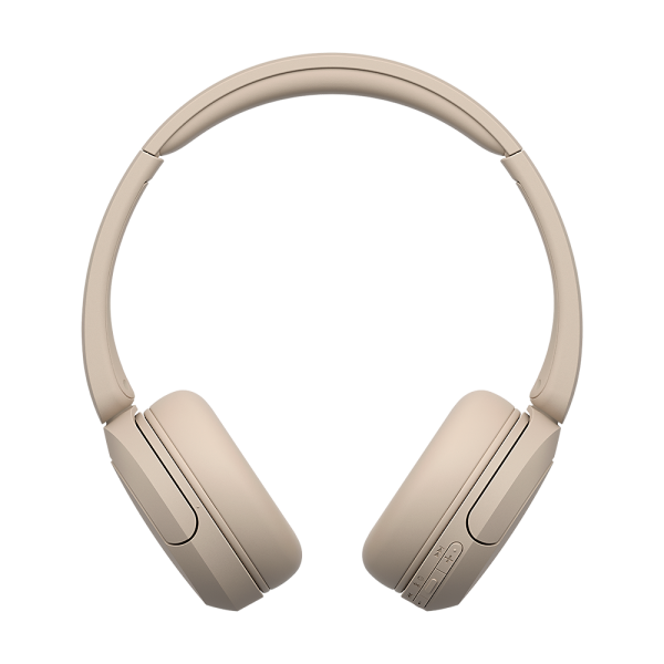 Sony WH-Ch520 Cuffie Wireless A Padiglione Musica E Chiamate Usb TipO-C Bluetooth Base Di Ricarica Crema