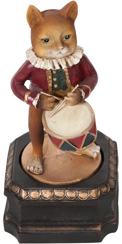 Biscottini Carillon vintage 8x8x17,7 cm carica manuale resina L8xPR8xH17 L8xPR8xH17