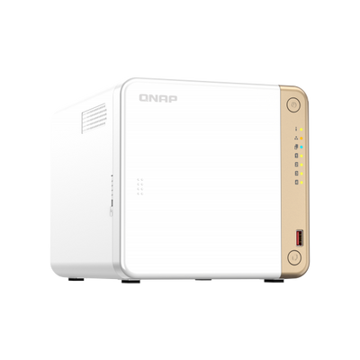 QNAP TS-462-4G server NAS e di archiviazione Tower Collegamento ethernet LAN Bianco N4505