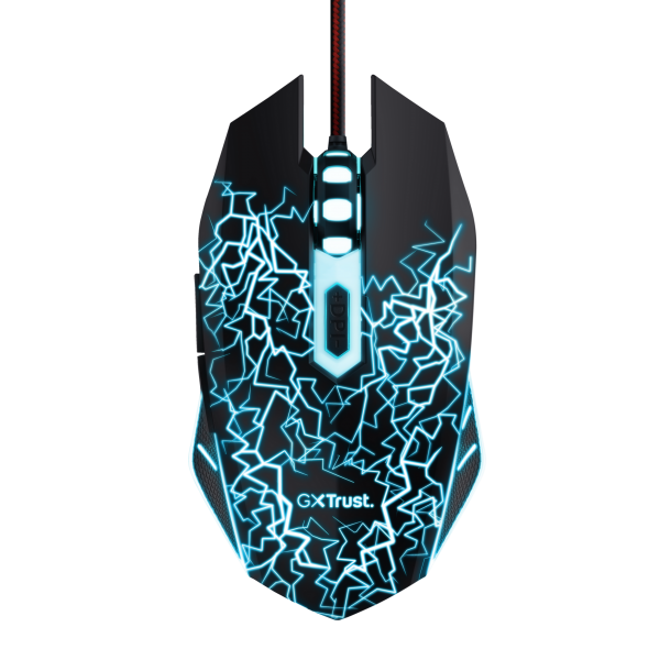 Trust Mouse Gaming Ottico Led Multicolr Usb Con Pad 24752