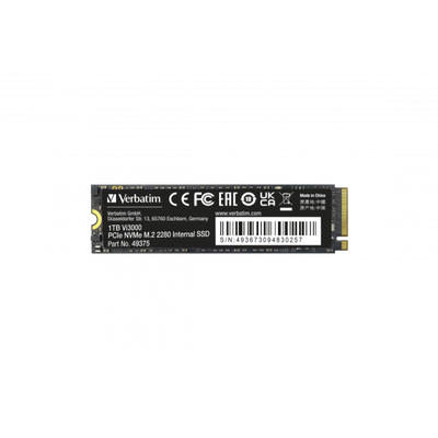 Verbatim Vi3000 1 TB M.2 PCI Express 3.0 NVMe (Verbatim Vi3000 PCle NVMe M.2 SSD 1TB)