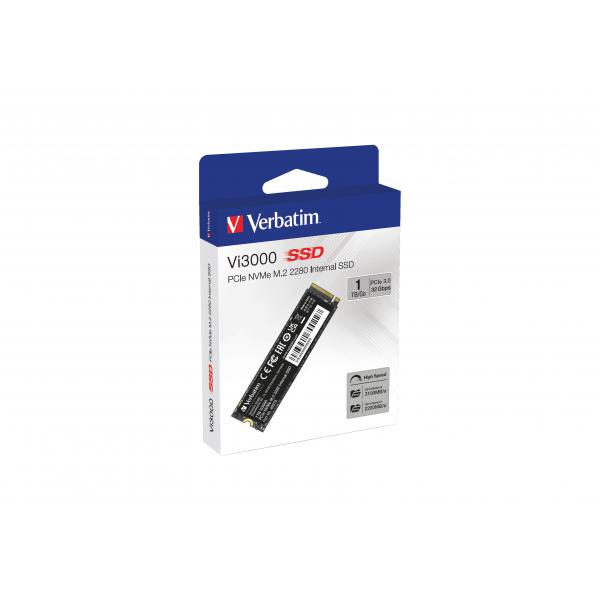 Verbatim Vi3000 1 TB M.2 PCI Express 3.0 NVMe (Verbatim Vi3000 PCle NVMe M.2 SSD 1TB)
