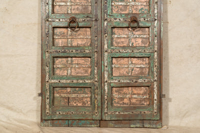 Biscottini Porta portone in legno massello e ferro da interno o da esterno vecchia e antica medievale scorrevole
