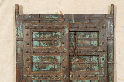 Biscottini Porta portone in legno massello e ferro da interno o da esterno vecchia e antica medievale scorrevole