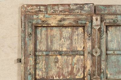 Biscottini Porta portone in legno massello e ferro da interno o da esterno vecchia e antica medievale scorrevole