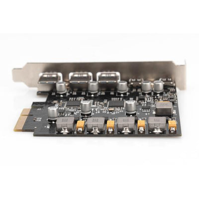 Digitus Scheda PCIe 2 USB-C + 3 USB A (PCIE CARD 2X USB-C + 3X USB A - 5X SUPERSPEED 10GBPS)