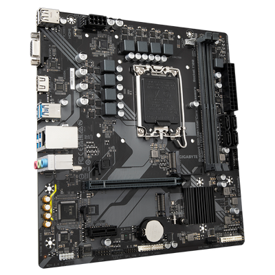 Gigabyte B760M H DDR4 - 1.0 - scheda madre - micro ATX - socket LGA1700 - chipset B760 - USB 3.2 Gen 1 - Gigabit LAN - grafica integrata (CPU richiesta)