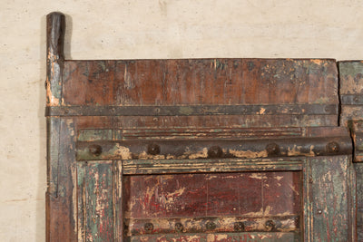 Biscottini Porta portone in legno massello e ferro da interno o da esterno vecchia e antica medievale scorrevole