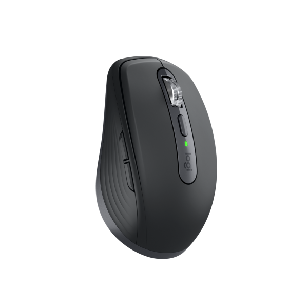 Logitech 910-006929 mouse Ufficio Mano destra RF senza fili + Bluetooth Laser 8000 DPI (Logitech Mouse MX Anywhere 3S WL BOLT graphite BT 6 Tasten, 500 mAh Lithium-Polymer-Akku)