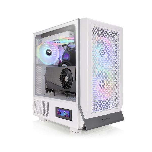 Thermaltake Ceres 300 TG Midi Tower Bianco (Ceres 300 TG ARGB Snow/White/Win/SPCC/Tempered Glass*1/CT140 ARGB Fan*2/CT140 Fan*1/Brown Box)