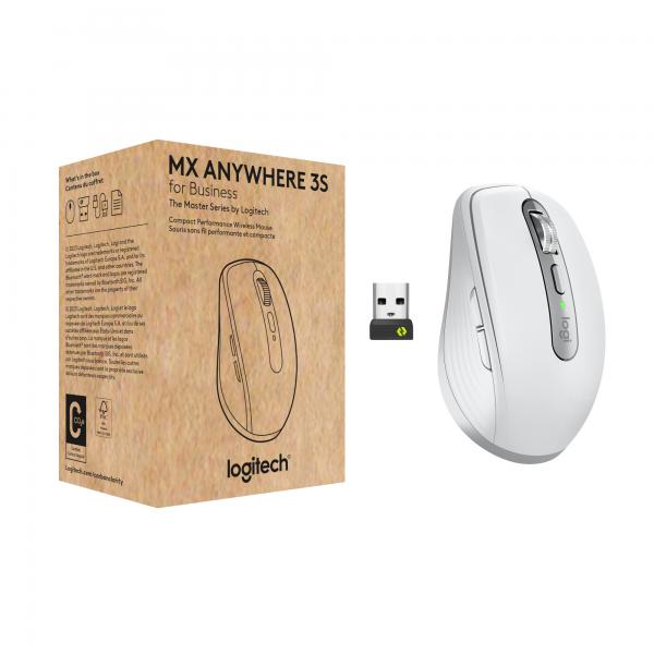 Logitech MX Anywhere 3S mouse Mano destra RF senza fili + Bluetooth Laser 8000 DPI