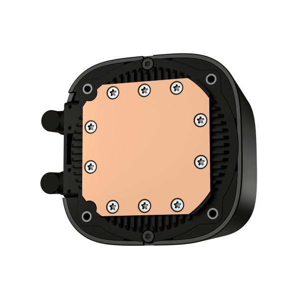 DeepCool LE720 Processore Raffreddatore di liquidi tutto in uno 12 cm Nero 1 pz (DeepCool LE720 Black AIO Cooler, 3x120mm ARGB PWM Fan, Copper Heatsink, Aluminium Radiator, Intel/AMD)