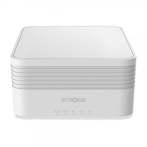 MESHAX3000ADD sistema Wi-Fi Mesh Dual-band (2.4 GHz / 5 GHz) Wi-Fi 6 (802.11ax) Bianco 3 Interno