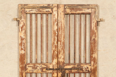 Biscottini Porta portone in legno massello e ferro da interno o da esterno vecchia e antica medievale scorrevole