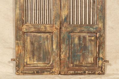 Biscottini Porta portone in legno massello e ferro da interno o da esterno vecchia e antica medievale scorrevole