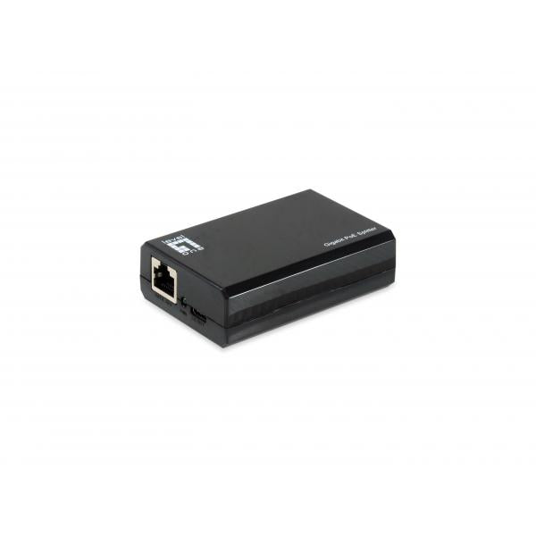 Splitter LevelOne Gigabit PoE bt a USB-C PD 3.0, IEEE 802.3af, IEEE 802.3at, IEEE 802.3bt, 10/100/1000Base-T(X), Nero, Attività, Collegamento, Alimentazione, Cina, 5 V, 12 V, 24 V