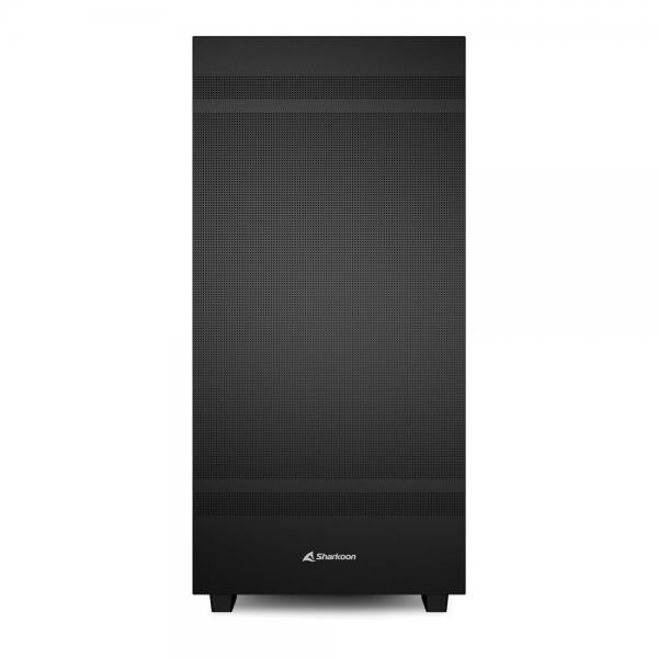 Case Sharkoon Rebel C50 Black - Atx, Micro Atx - Alimentatore NON presente - 2 porte USB frontali, audio in/out - 1x Ventola 120mm. - Mid Tower ATX - Nero