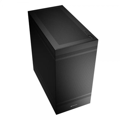 Case Sharkoon Rebel C50 Black - Atx, Micro Atx - Alimentatore NON presente - 2 porte USB frontali, audio in/out - 1x Ventola 120mm. - Mid Tower ATX - Nero
